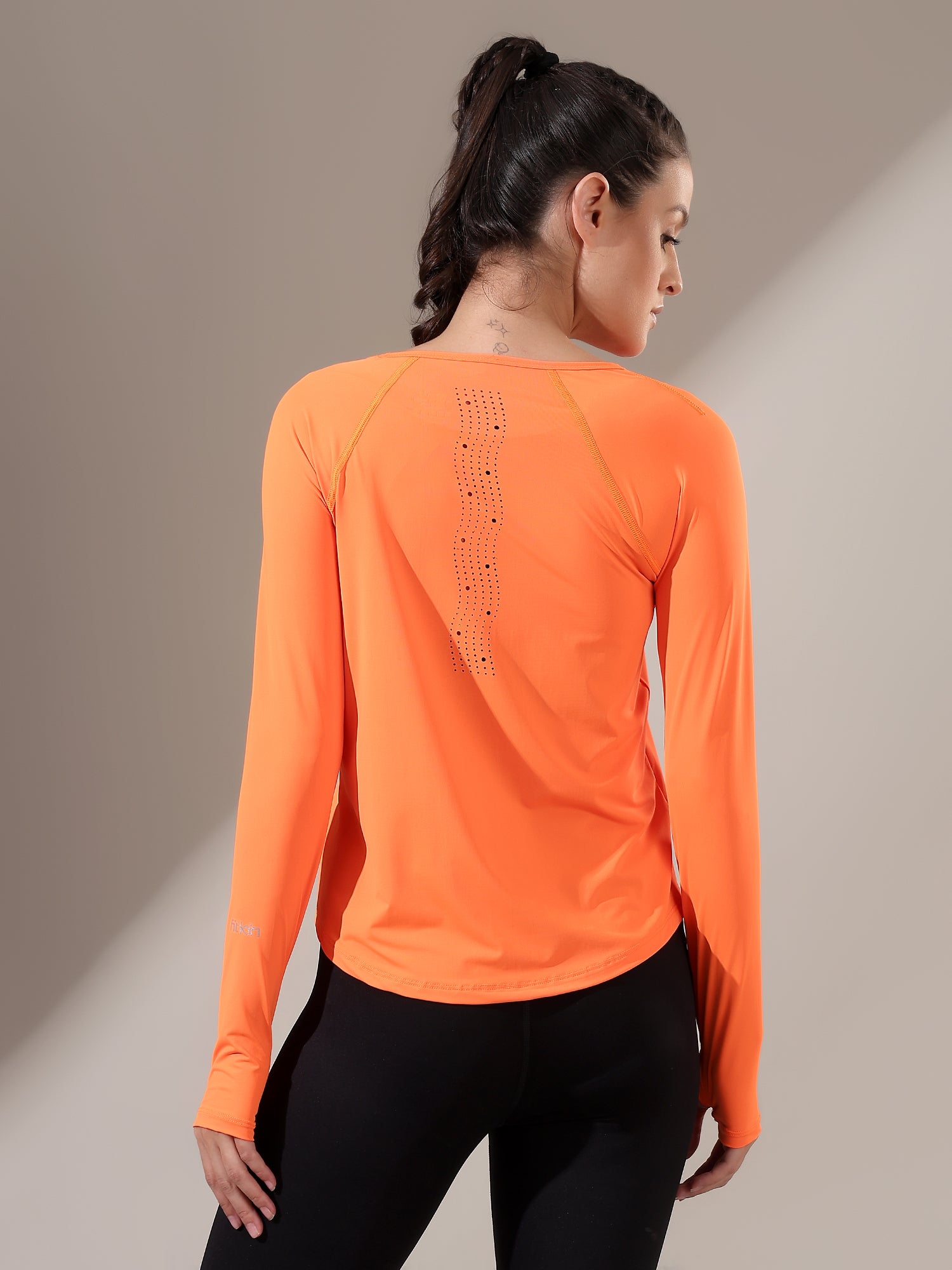 laser orange shirt women's