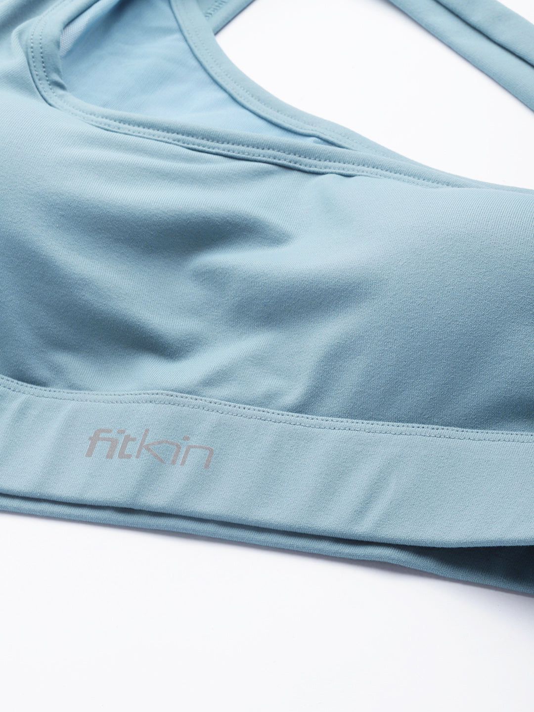 All In One (Sports Bra and Blouse)-Light Blue