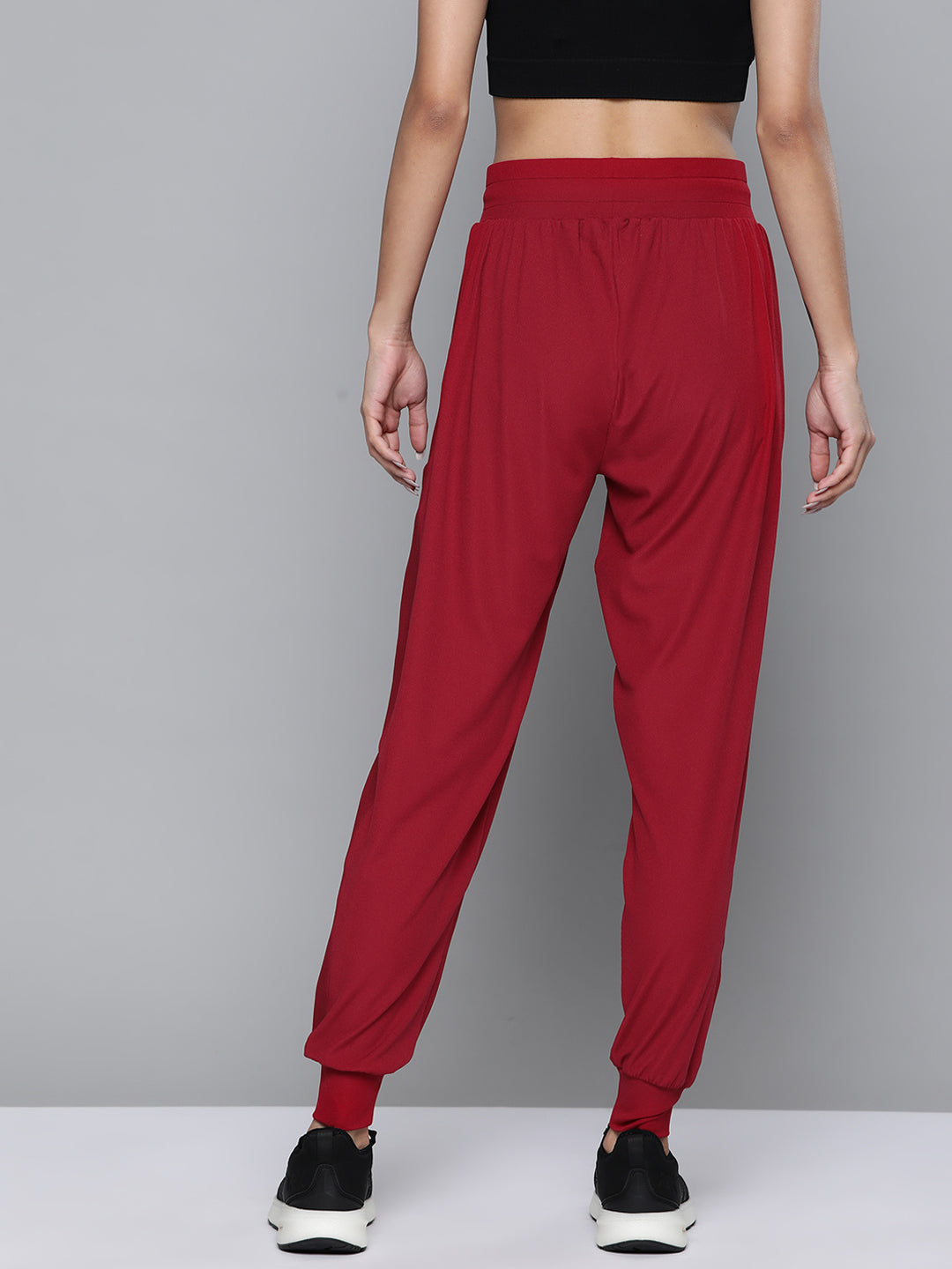 NEW Women Small Maroon Jogger Athletic Gym Fitness Yoga Pants